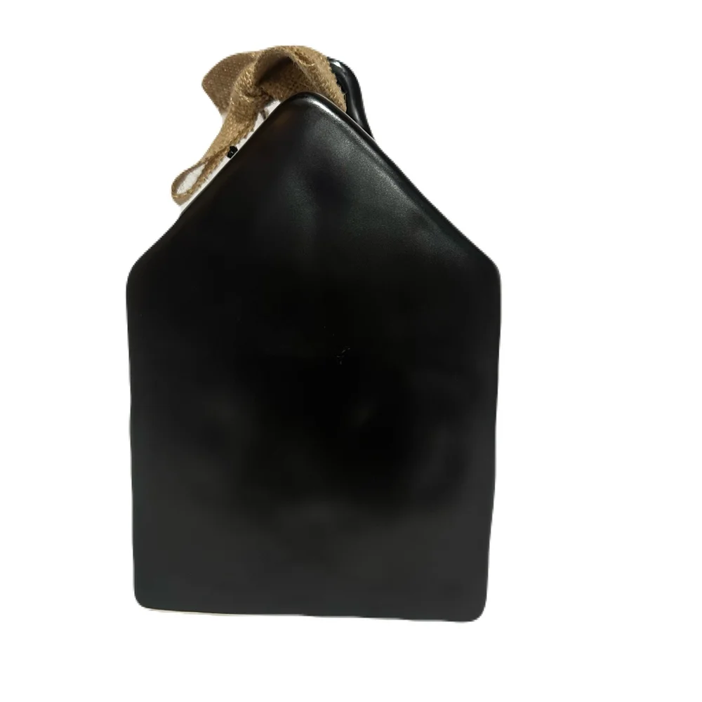 Rae Dunn Black Artisan Collection Ceramic Birdhouse